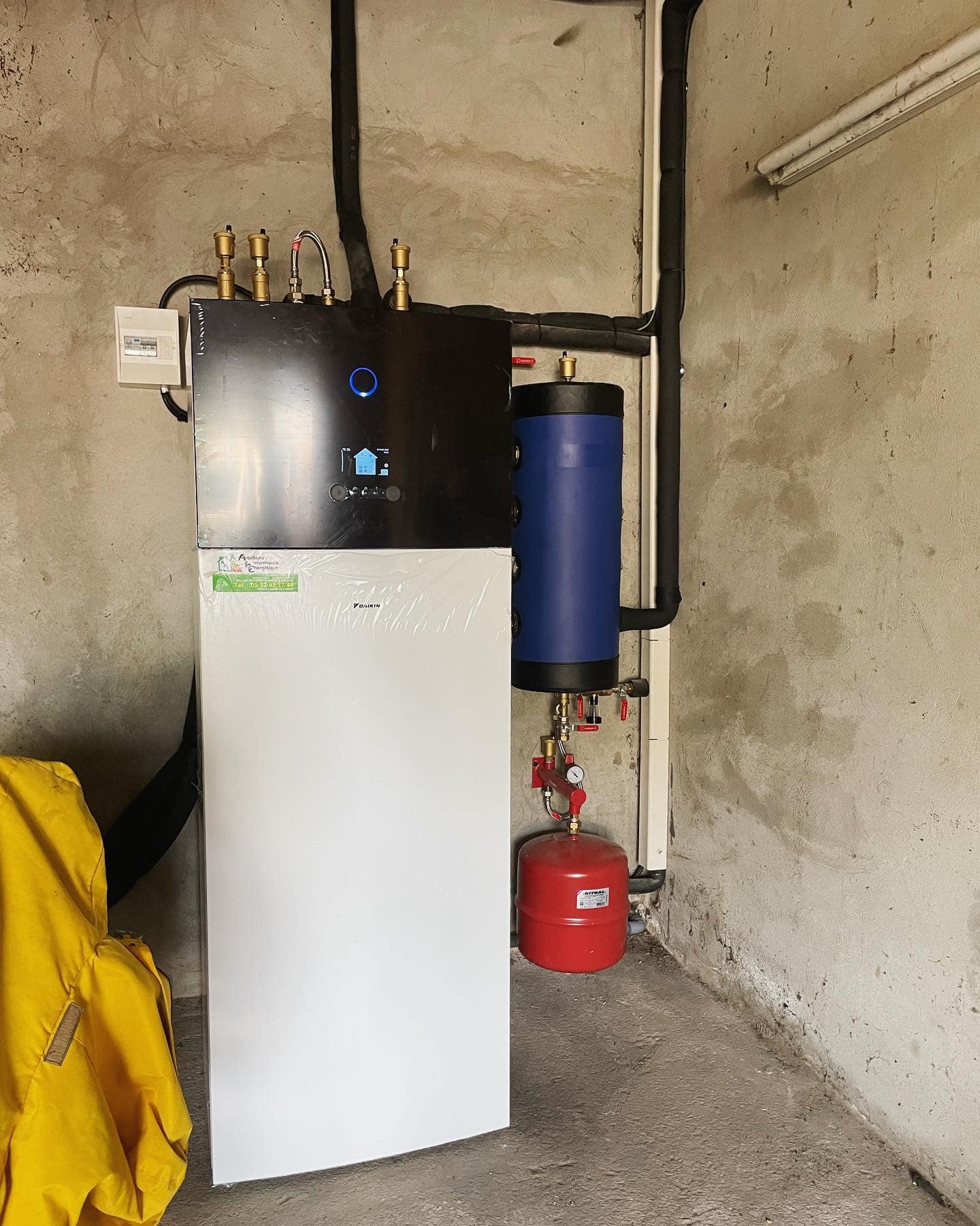 Intallation d’une pompe à chaleur air-eau