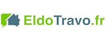 EldoTravo.fr : Votre Partenaire Travaux et Maison Logo EldoTravo.fr : une icône de maison bleu-gris associée au texte EldoTravo en vert et bleu, suggérant des services pour la maison.