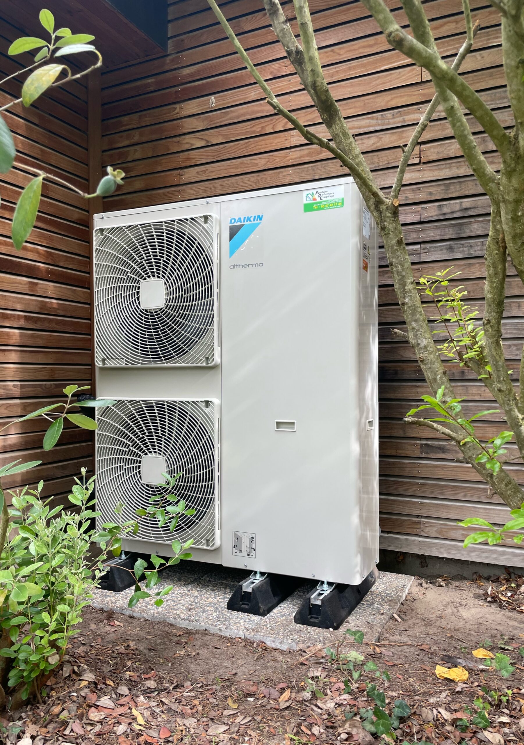 Intallation d’une pompe à chaleur air-eau