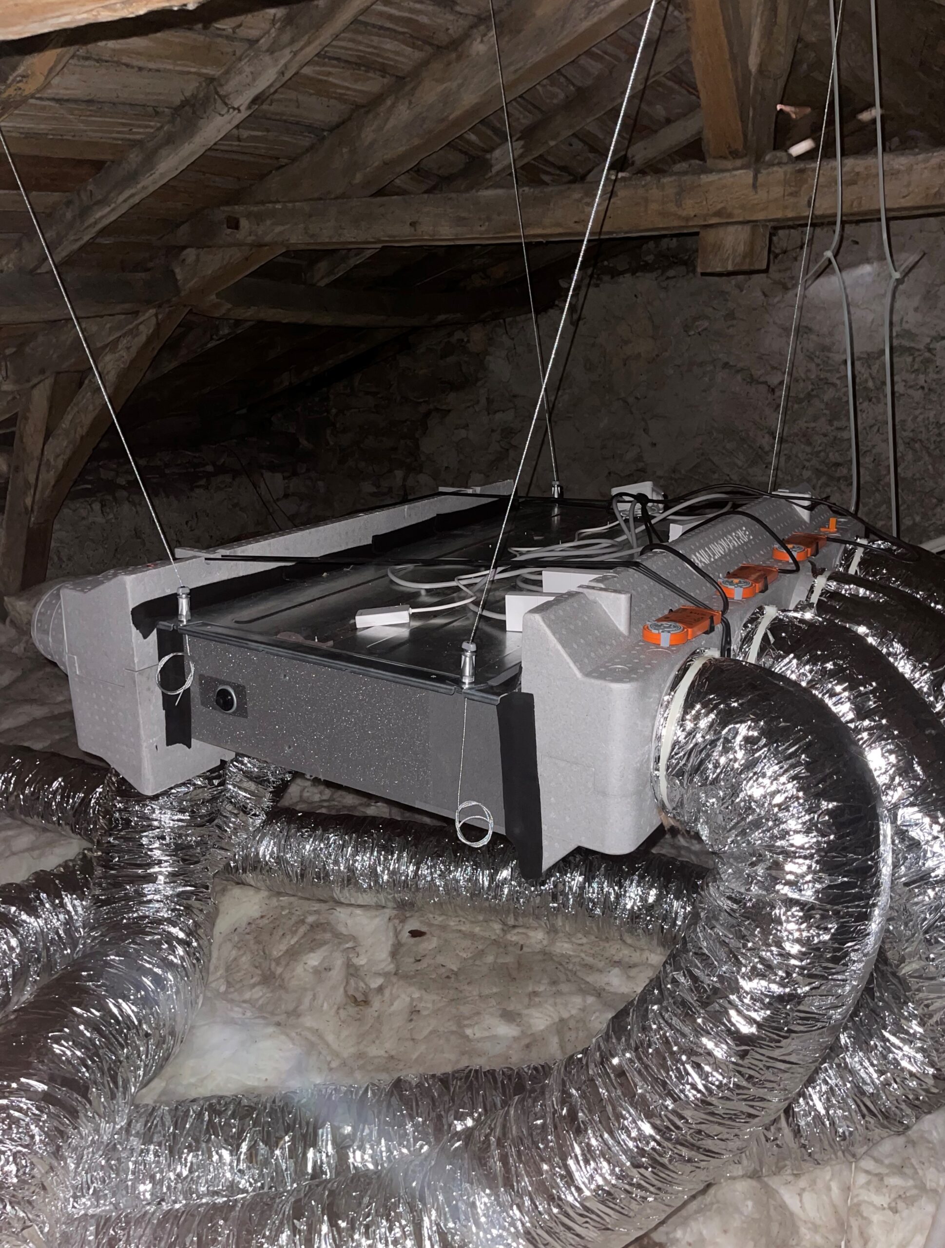 Installation d’une pompe à chaleur gainable