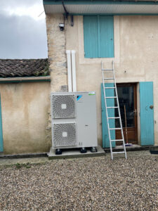Intallation d’une pompe à chaleur air-eau