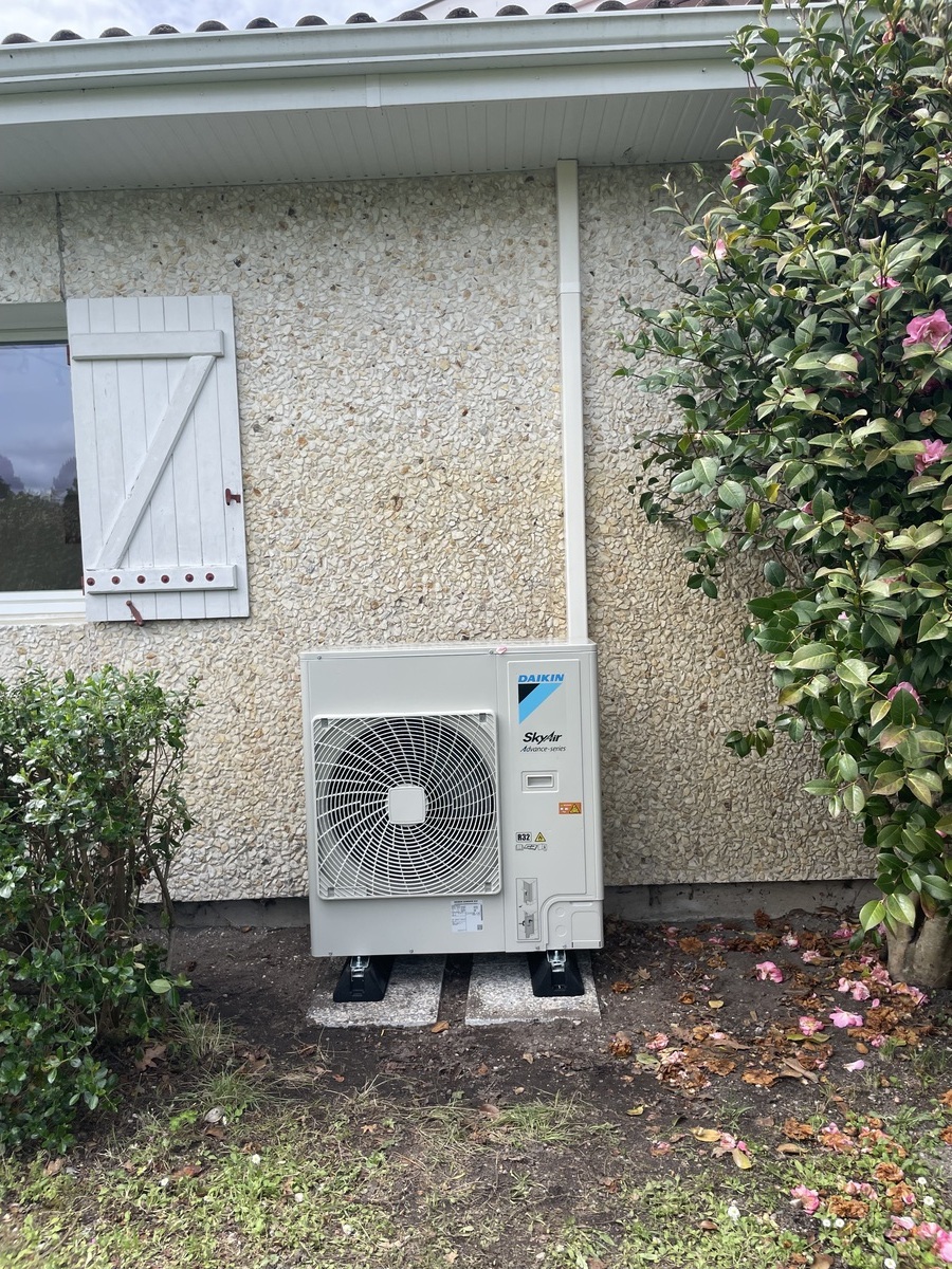 Installation d’une pompe à chaleur gainable